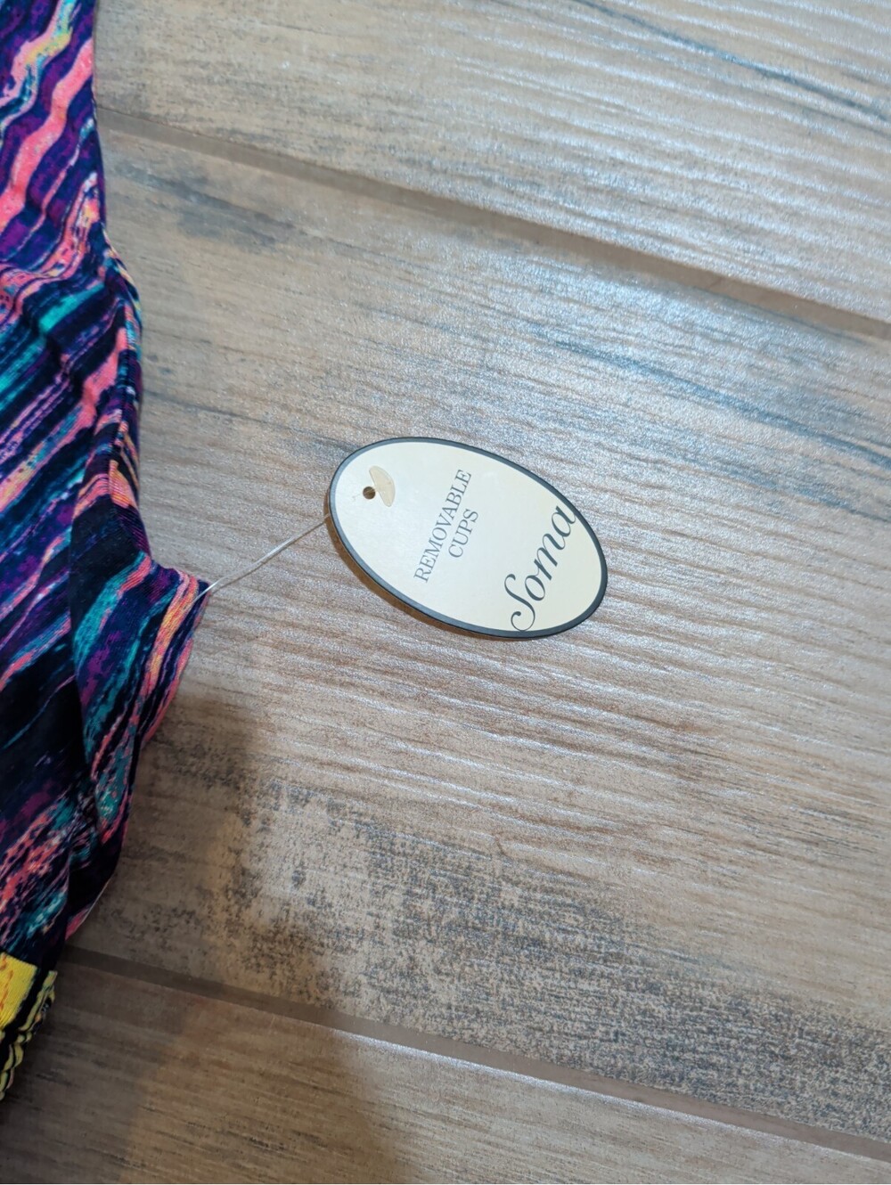 Soma Women's Empire Crossback Maxi Dress Waterfall Stripe Multi Purple Large Nwt - Picture 12 of 16